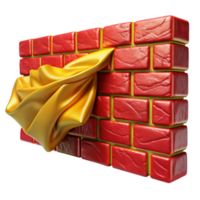 magnificent abstract Brick Wall Red Texture Pattern Cutout Building Material authentic png