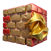 serene abstract Brick Wall Texture Red Brick Transparent high quality png