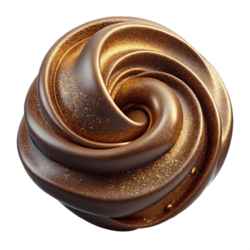 magnífico tradicional Castanho acrílico pintura redemoinho isolado para rústico desenhos genuíno png