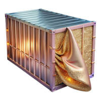 impressive minimalist Cargo Container Transparent Background for Shipping Logistics authentic png