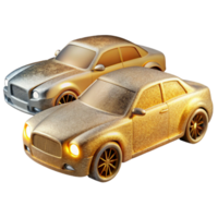serene artistic Car Silhouette Collection Transparent Background for Automotive Design premium png
