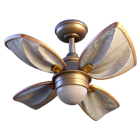 magnificent artistic Ceiling Fan Isolated for Air Circulation Design professional png
