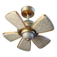 serene modern Ceiling Fan Isolated for Air Circulation Design high quality png