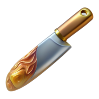 stunning rustic Chef Knife Steel Blade Culinary Tool Isolated for Cooking Blogs high quality png