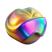 elegant abstract Colorful Vr Gradient Background Transparent for Graphic Design premium png