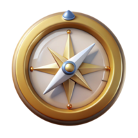 wonderful rustic Compass Navigation Icon Isolated for Adventure Websites detailed png