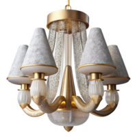 serene minimalist Contemporary Chandelier Transparent for Stylish Lighting high resolution png