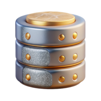 elegant artistic Database Server Icon Data Storage Transparent for It exclusive png