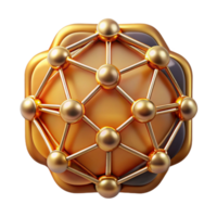 impressive rustic Deep Learning Neural Network Icon Isolated for Data Science detailed png