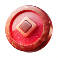 impressive modern Digital Button Icon Red Cutout for Web Design original png