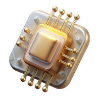 elegant rustic Digital Circuit Board Components Transparent Background png