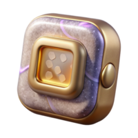 extraordinary artistic Digital Clock Widget Isolated for Time Display detailed png