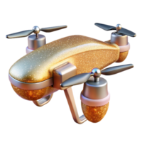 serene rustic Drone with Crop Spraying Agriculture Farming Technology Transparent for Precision Agriculture professional png