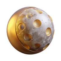 wonderful artistic Full Moon Icon Isolated Cutout for Lunar Phases professional png