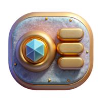 magnificent traditional Futuristic Slider Button Cutout for Interactive Design high quality png