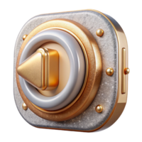 elegant creative Futuristic Volume Control Cutout for Audio Interfaces high resolution png