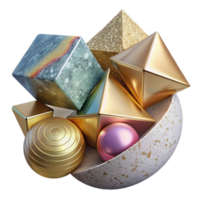 impressive creative Geometric Vr Shapes Isolated for Abstract Compositions high quality png