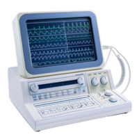 Advanced Medical Diagnostic Equipment HighResolution ECG Machine with Multiple Monitoring Capabilities png