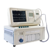 Advanced Medical Equipment MultiFunction Patient Monitoring System with ECG and Vital Signs Display png