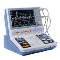 Advanced Medical Diagnostic Equipment HighResolution Digital Display ECG Machine png
