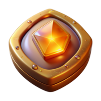 dramático artístico brilhando do utilizador interface elemento isolado para jogos hud exclusivo png