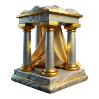 serene traditional Historical Monument Isolated for Heritage Sites high resolution png