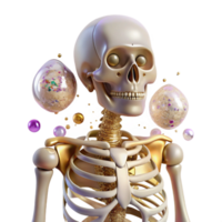 elegant abstract Human Skeleton Anatomy Science Transparent Medical Study authentic png