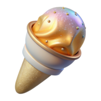 beautiful classic Ice Cream Scoop Vanilla Cutout for Summer Promotions authentic png