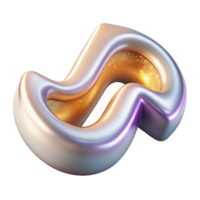dramatic abstract Integral Symbol Isolated for Calculus Graphics premium png