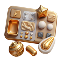 magnificent classic Interactive Ui Kit with Animations Cutout for Web premium png