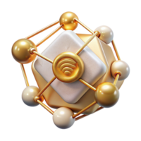 serene creative Internet of Things Network Diagram Isolated for Smart Devices high resolution png