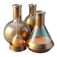 vibrant rustic Laboratory Glassware Cutout for Scientific Experiments authentic png