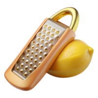 impressive artistic Lemon Zester Citrus Tool Grater Cutout Cocktail Garnish original png