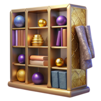 impressive creative Library Bookshelf Transparent for Library or Bookstore Graphics authentic png