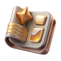 wonderful contemporary Magazine Icon Isolated Cutout for Publications authentic png