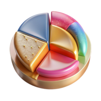 magnificent modern Market Segmentation Chart Colorful Isolated for Business Analysis exclusive png