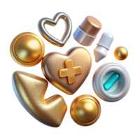 elegant rustic Medical Symbols Collection Transparent for Medical Graphics high resolution png