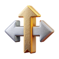 impressive artistic Navigation Arrows with Different Directions Cutout for User Guidance detailed png