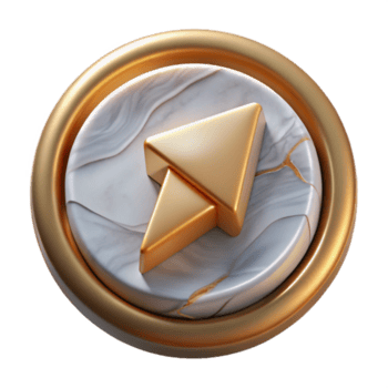 levendig modern navigatie knop met roterend pijl animatie uitknippen voor dynamisch ui hoog resolutie png