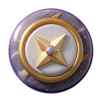 magnificent artistic Navigation Button with Compass Icon Cutout for Directional Guidance detailed png