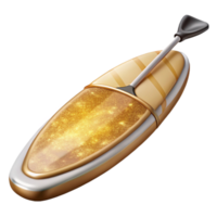 beautiful rustic Paddleboard Isolated Cutout for Fitness and Leisure high resolution png