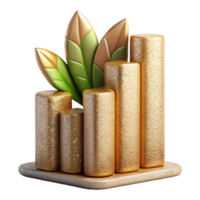 beautiful abstract Plant Growth Chart Isolated for Gardening Projects premium png