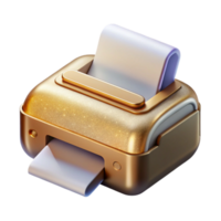 wonderful artistic Printer Icon Isolated for Document Printing premium png