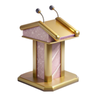 dramatic abstract Public Speaking Podium Presentation Stand Event Isolated for Presentations exclusive png
