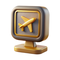 wonderful minimalist Radar Screen with Airplane Icon Cutout for Air Traffic Control authentic png