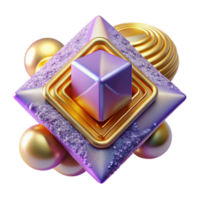 beautiful contemporary Quantum Computing Future Technology Isolated for Advanced Computing detailed png