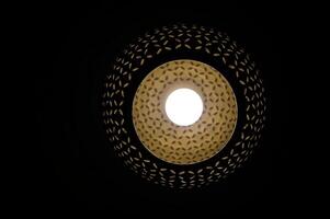 Intricate Decorative Lamp with Light Effect photo