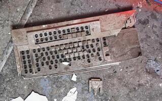 Abandoned Vintage Computer Keyboard photo