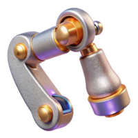 dramatic abstract Robotics Arm Automation Transparent for Manufacturing original png