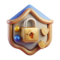 impressive abstract Smart Home Data Privacy Icon Isolated for Gdpr Compliance authentic png